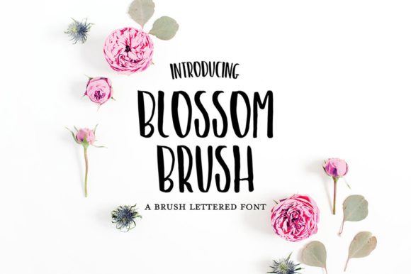 Blossom Brush: A Delicate Handwritten Font for Web Design