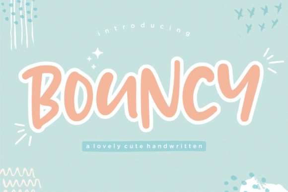 Bouncy: A Playful Handwritten Font for Engaging Content