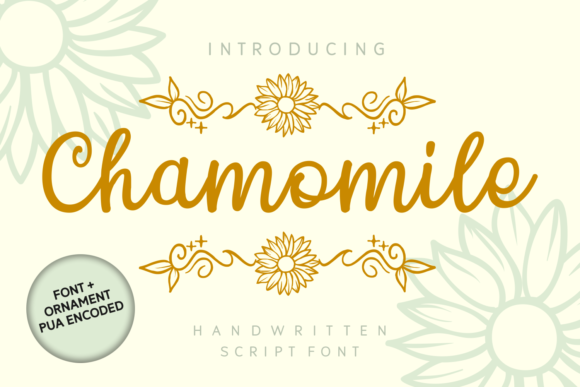Chamomile: A Hand-Lettered Font for Creative Makers