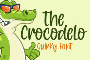 Discover the Playful Charm of Crocodelo Font