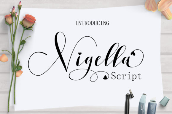 Elevate Your Brand with Nigella: A Charming Script Font