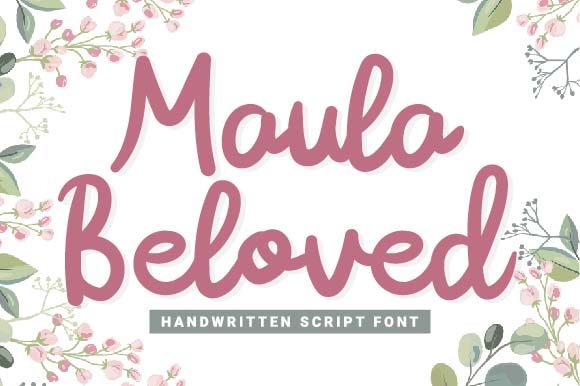 Elevate Your Creations with Maula Beloved Font