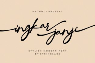 Elevate Your Handmade Creations with Ingkar Janji Font