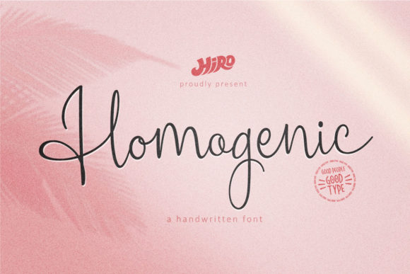 Elevate Your Web Design with Homogenic Font