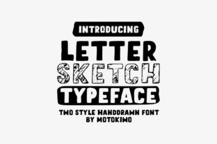 Enhance Your Editorial Design with Letter Sketch Font