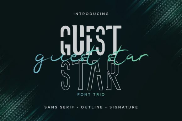 Guest Star: A Versatile Font for Editorial Design