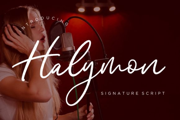 Halymon: A Versatile Handwritten Font for Engaging Visuals