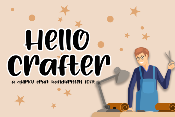 Hello Crafter: A Charming Handwritten Font for Creative Projects