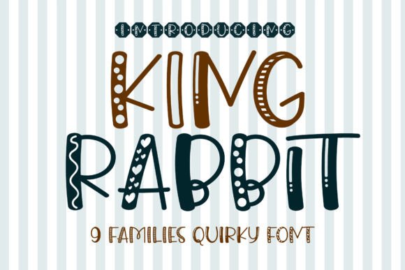 King Rabbit: A Handwritten Font for Creative Branding