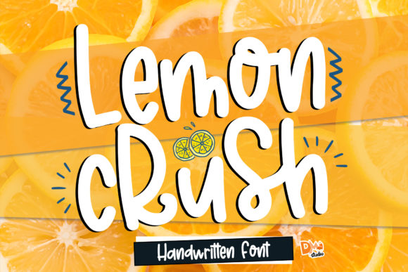 Lemon Crush: A Fresh and Friendly Handwritten Font for Web Design