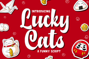 Lucky Cats: A Playful Script Font for Engaging Content