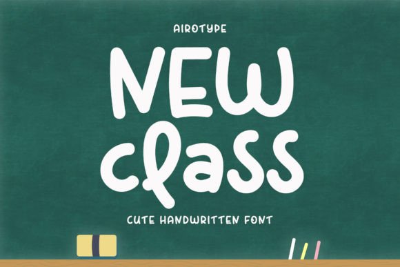 New Class: A Playful Handwritten Font for Crafters