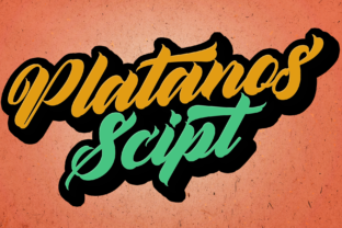 Platanos: A Bold and Nostalgic Script Font for Editorial Design
