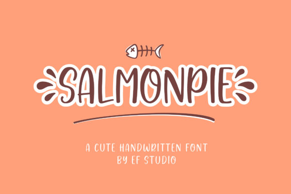 Salmonpie: A Handwritten Font for Creative Branding