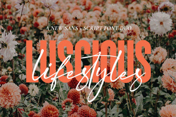 Transform Your Brand with Luscious Lifestyle Duo Font