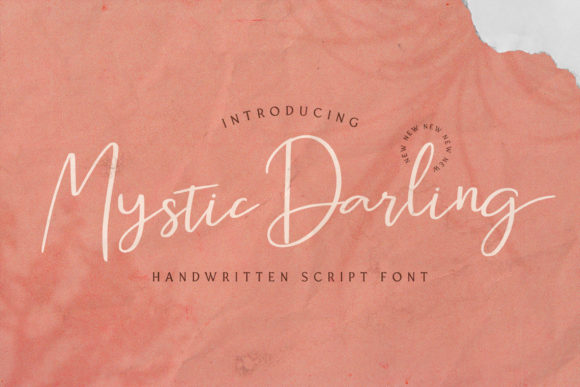 Unveil Charm with Mystic Darling: A Font for Makers