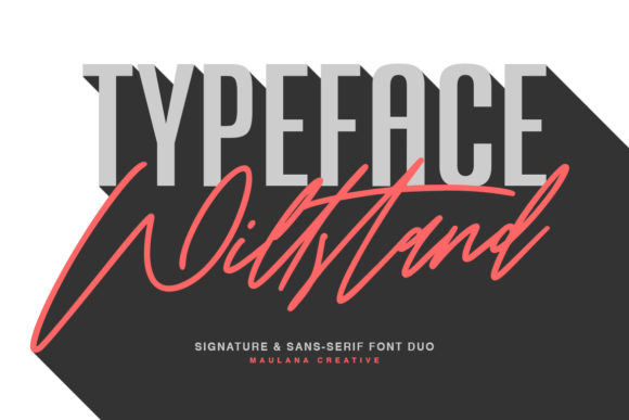 Willstand Duo: A Versatile Font for Crafters and Makers